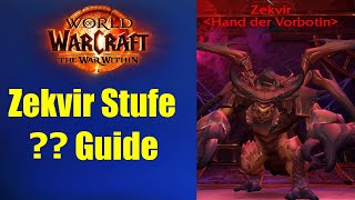 Zekvirs Höhle Stufe  Guide  WoW War Within [upl. by Yllehs]