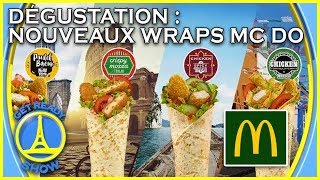 MCDO  NOUVEAUX WRAPS  DEGUSTATION  GET READY SHOW 71 [upl. by Evie71]