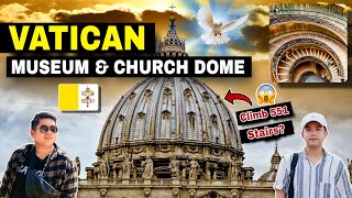 The LESSERKNOWN SIDE of The VATICAN Explore The 551STEP DOME amp MUSEUMS‼️ [upl. by Tshombe]