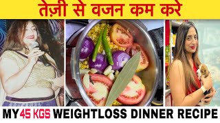 Super Fast Weightloss Dinner Recipe By Nisha Arora  Loose 1 Kg Everyday [upl. by Drogin]