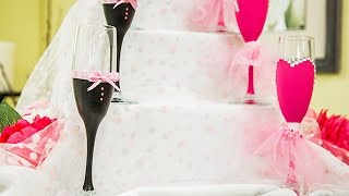 How To  DIY Decorative Champagne Flutes – Hallmark Channel [upl. by Chang]