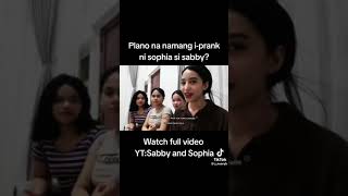 Sophia prank Kay shabby watch full video in acc sabbyandsophia [upl. by Hertha454]