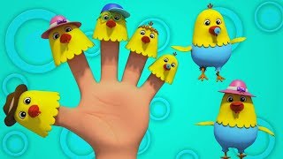 Hennen Finger Familie  Kinder Reim  Vorschul Lieder  Nursery Songs  Hens Finger Family [upl. by Leela]