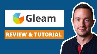 Gleamio Review amp Tutorial How to Setup a Giveaway The Easy Way [upl. by Atikam]