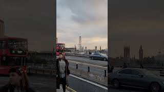 Waterloo Bridge sunny fall day in London Town London England Waterloo [upl. by Gyatt]