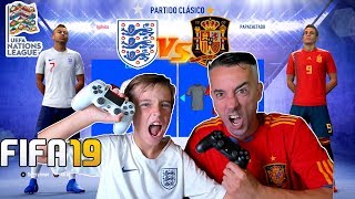 ESPAÑA VS INGLATERRA UEFA NATIONS LEAGUE [upl. by Yenterb]