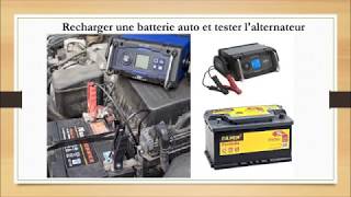 Recharger une batterie auto et tester lalternateur simplement chargeur HF600 [upl. by Dion376]