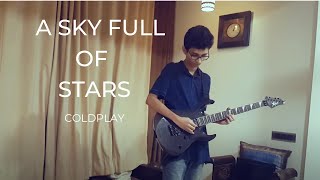 A Sky Full Of Stars Coldplay  Electric Guitar Cover [upl. by Niwle]