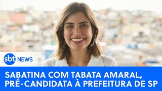 Sabatina com Tabata Amaral PSB précandidata à prefeitura de São Paulo [upl. by Aseneg192]