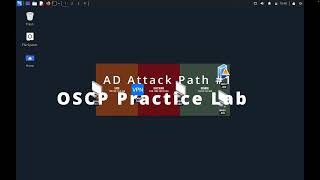 OSCP Practice Lab Active Directory Attack Path 1 [upl. by Solim]