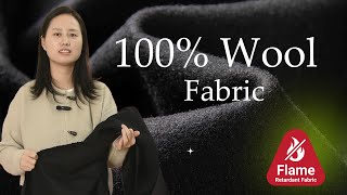 Begoodtex 100 Wool Flame Retardant Fabric [upl. by Adnohryt224]