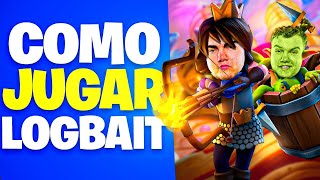 JUGADOR PRO ENSEÑA COMO JUGAR LOG BAIT EN CLASH ROYALE [upl. by Atahs368]