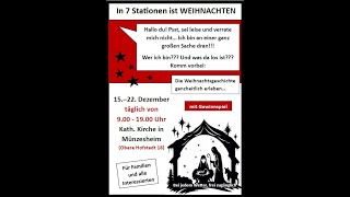 quotIn 7 Stationen ist Weihnachtenquot  Station 1 Teil 2 [upl. by Sikata]