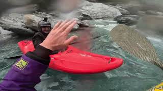 Whitcombe river kayaking NZ Dec 2023 [upl. by Nivrag]