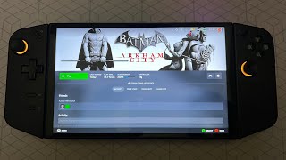 Lenovo Legion Go Batman Arkham City Max FPS [upl. by Apgar]