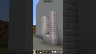 Simple bookshelf Design in Minecraft 122 shorts [upl. by Refynnej502]