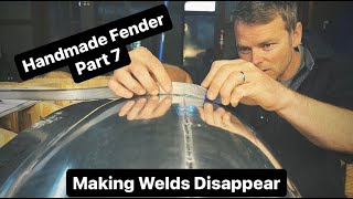 Runge Metalshaping Part 7 Making Welds Disappear On A Handmade Fender [upl. by Kylstra]