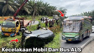 Kecelakaan Mobil Avanza Bus ALS [upl. by Hartnett760]