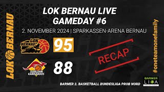 Recap  LOK Bernau vs Iserlohn Kangaroos  021124  Barmer 2 Basketball Bundesliga ProB Nord [upl. by Cariotta260]