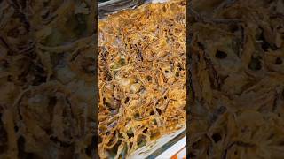 Homemade Green Bean Casserole 🫛 thanksgivingrecipes holidayfood [upl. by Darcee]