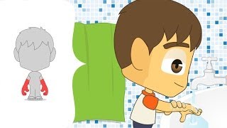 Learn Ablution Wudu for kids  تعلم كيفية الوضوء للأطفال [upl. by Maillliw970]