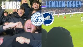 LIMBS IN THE LONDON DERBY AS QPR SMOKE MILLWALL 20 [upl. by Aehsrop819]