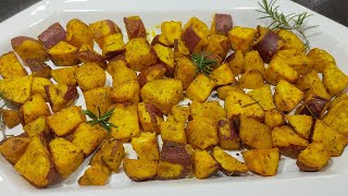 BATATA DOCE NA AIRFRYER VOCÊ NÃO VAI QUERER OUTRA RECEITA [upl. by Enilekcaj]