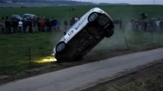 Rallye du Condroz Crash Ford Fiesta By Devillersvideo [upl. by Htebazil]