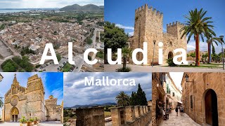 Alcudia old town  Mallorca  Balearic Islands Spain walking around old town and castle walls [upl. by Annayehc143]