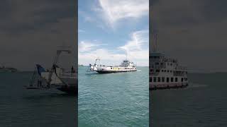 super shuttle ferry 26 docking in hagnaya port cebu [upl. by Eissej]