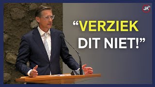 De boodschap van Eerdmans aan het kabinet Verziek dit niet  APB 2024 [upl. by Silloc]