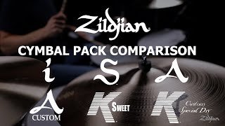 Zildjian Cymbal Pack Comparison [upl. by Catherin]