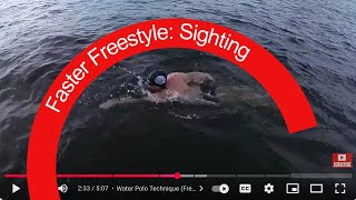 3 Freestyle Sighting Techniques Swim Fast and See Where Youre Going [upl. by Baggs]