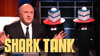 The Sharks Are Bewildered By Surprise Cake  Shark Tank US  Shark Tank Global [upl. by Anelrihs]