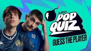 Guess The Player  LEC Pop Quiz  Spring 2024 [upl. by Iras813]