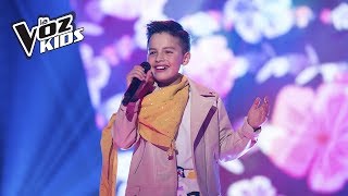 Juanse canta Yo No Me Doy Por Vencido  La Voz Kids Colombia 2018 [upl. by Ettennaej]