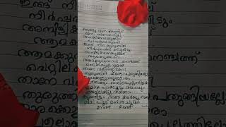 Angu Vana Konilu❤️song lyrics lyricvideo whatsappstatus ARM tovinothomas Kunjilam vave [upl. by Naimerej]