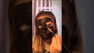 🎀💮 dollmakeup doll halloween halloweenmakeuplook makeup trendmakeup makeuptrends dance [upl. by Armmat]