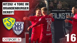 Hitzig 4 Tore im Brandenburger Derby Luckenwalde  Babelsberg  Regionalliga Nordost [upl. by Roskes]