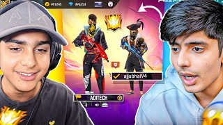 Ajjubhai amp Aditech Pranked With Funny Youtuber Gone Wrong 🤯  Garena Free Fire Max [upl. by Enilav438]