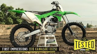 First Impressions 2019 Kawasaki KX250 [upl. by Adnicul616]