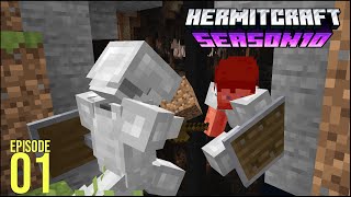 Teaching My Best Friend To Hermitcraft  Hermitcraft 10  Ep 01 [upl. by Barney627]