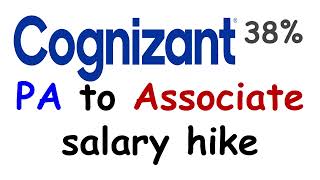 Cognizant PA to Associate salary hike  Promotion [upl. by Htnicayh408]