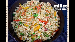 Millet fried ricemillet recipesweightloss fried ricelittle millet fried riceintermittent fasting [upl. by Nylaf]