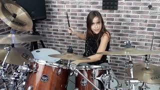 Skillet  Feel Invincible  Drum Cover  Nikoleta Drummer [upl. by Favin963]