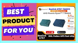 Beelink GTR7 AMD Ryzen7 7840HS gtr7pro Ryzen9 7940hs gaming mini pc office [upl. by Lea]