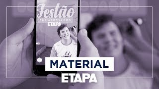 MATERIAL  VESTIBULAR 2019  CURSO E COLÉGIO ETAPA [upl. by Llednil]