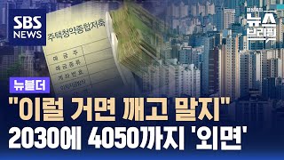 quot이럴 거면 깨고 말지quot…2030에 4050까지 외면  SBS  뉴블더 [upl. by Aikkan]