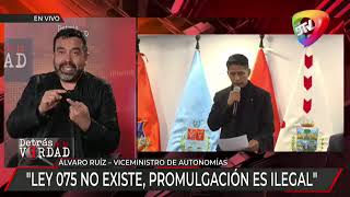 19112024 VICEMINISTRO RUIZ ANDRÓNICO BUSCA HABILITAR A EVO COMO CANDIDATO EN 2025 DTV [upl. by Hoagland]