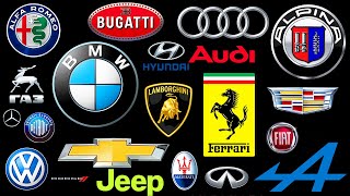 All 407 Car Brands from A to Z [upl. by Eiramenna]